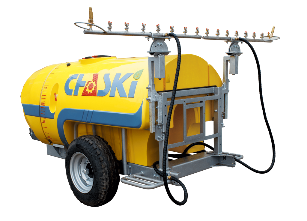 Pulverizador con barra parronal